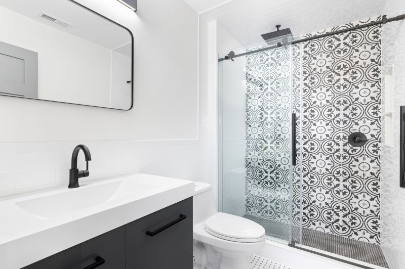 Bathroom Renovation Featuring Designer Tiles